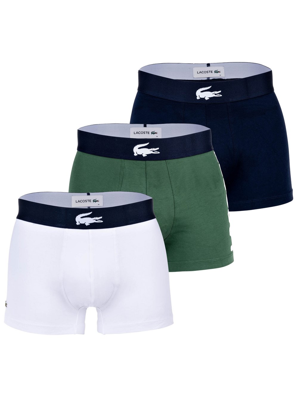 Lacoste Boxershort 3er Pack Herren Baumwolle mehrfarbig gemustert, S