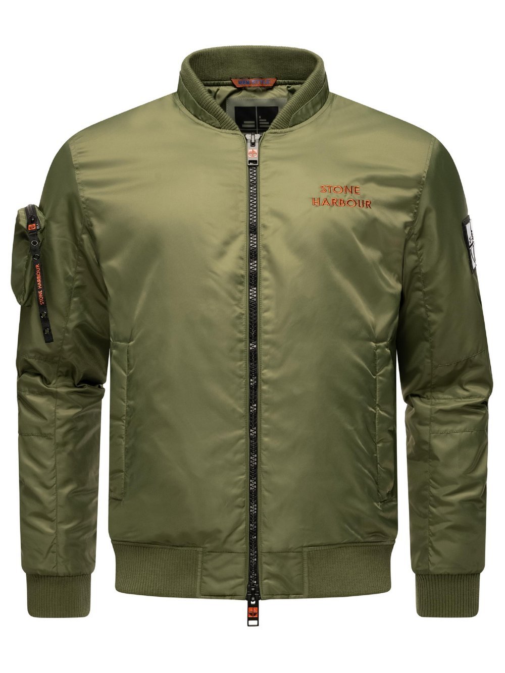 STONE HARBOUR Bomberjacke Herren grün, M