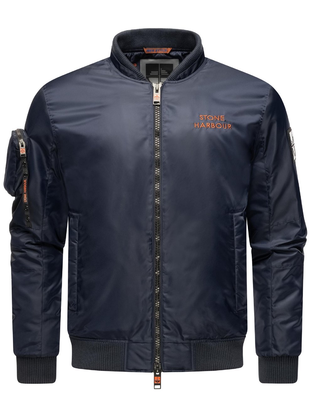 STONE HARBOUR Bomberjacke Herren blau, L