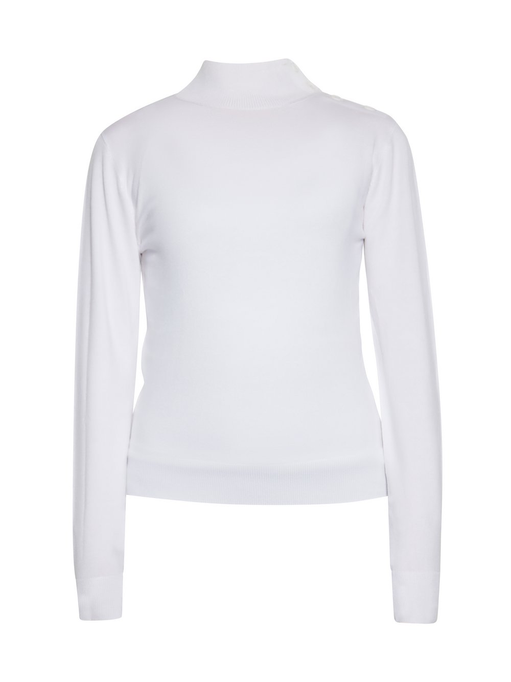 Usha Pullover Damen Viskose weiß gestreift, M