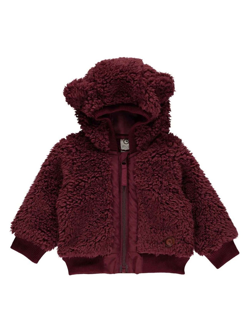 Müsli by Green Cotton Fleecejacke Kinder rot, 74