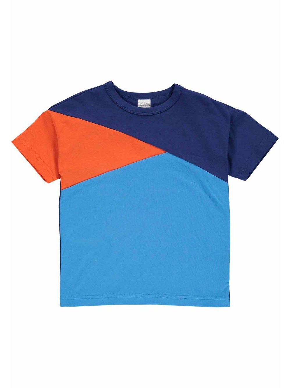 Fred's World by Green Cotton T-Shirt Jungen Baumwolle blau strukturiert, 140