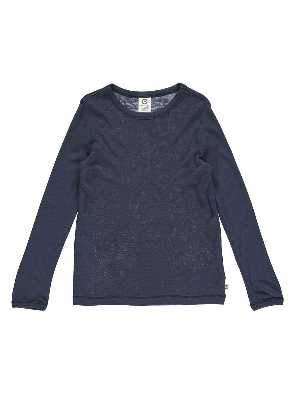 Müsli by Green Cotton Langarmshirt Mädchen Wolle blau, 128