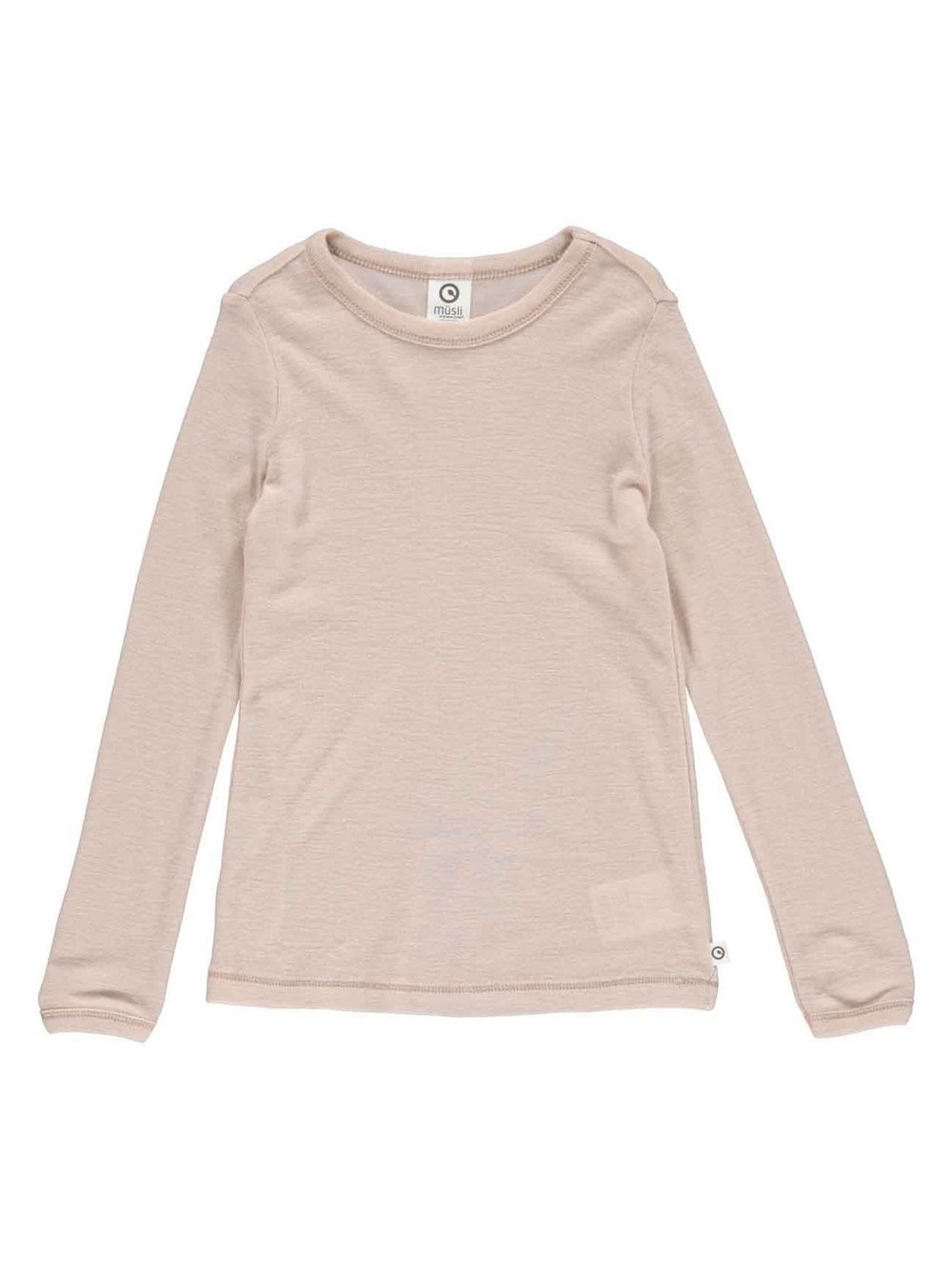 Müsli by Green Cotton Langarmshirt Mädchen Wolle rosa, 128