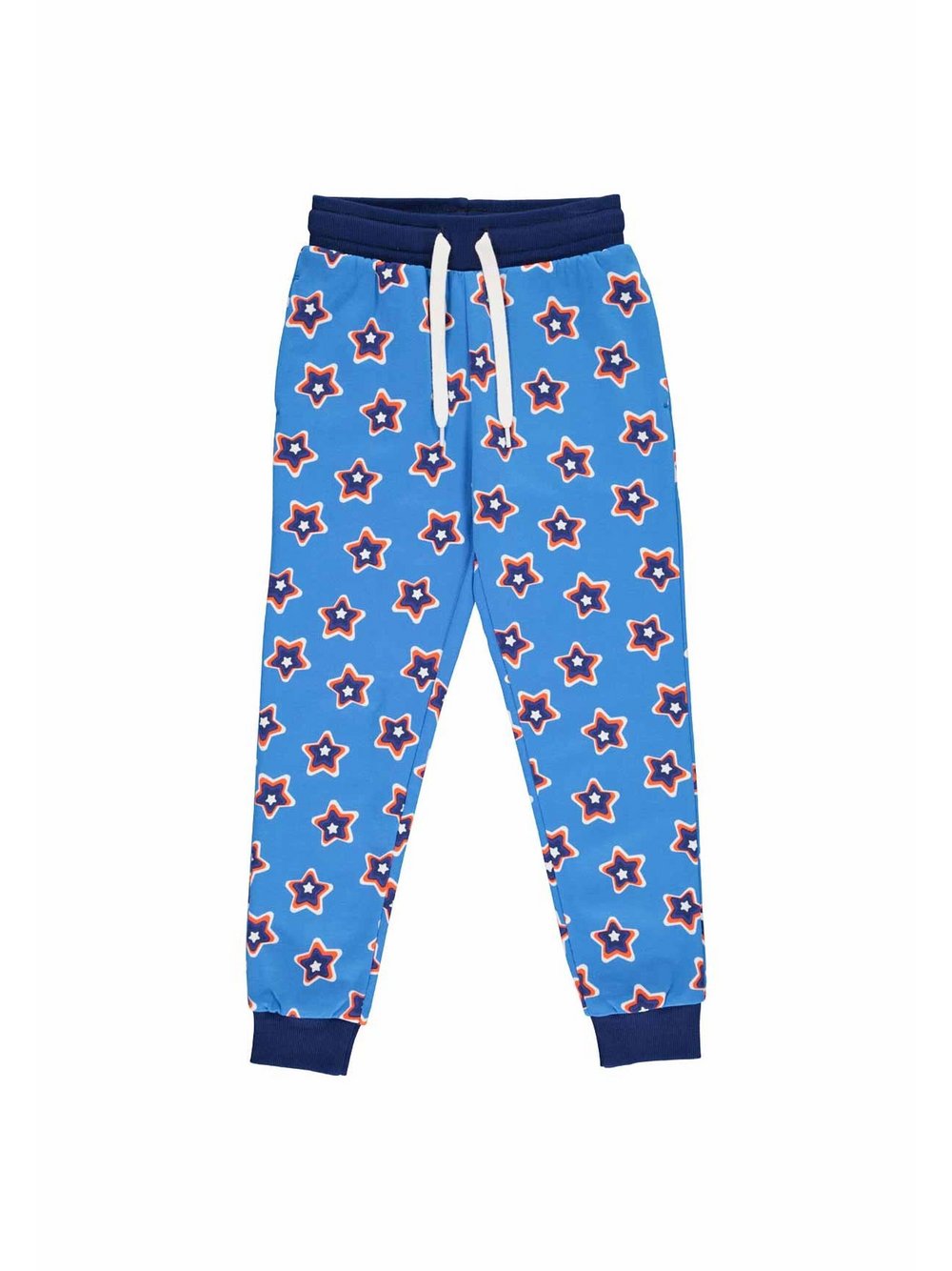 Fred's World by Green Cotton Jogginghose Jungen Baumwolle blau bedruckt, 140