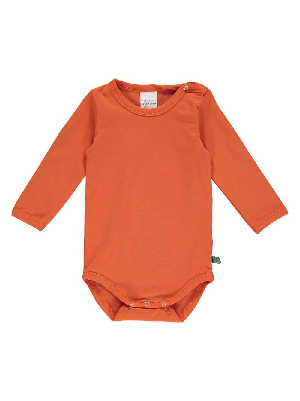 Fred's World by Green Cotton Body Kinder Baumwolle orange, 80