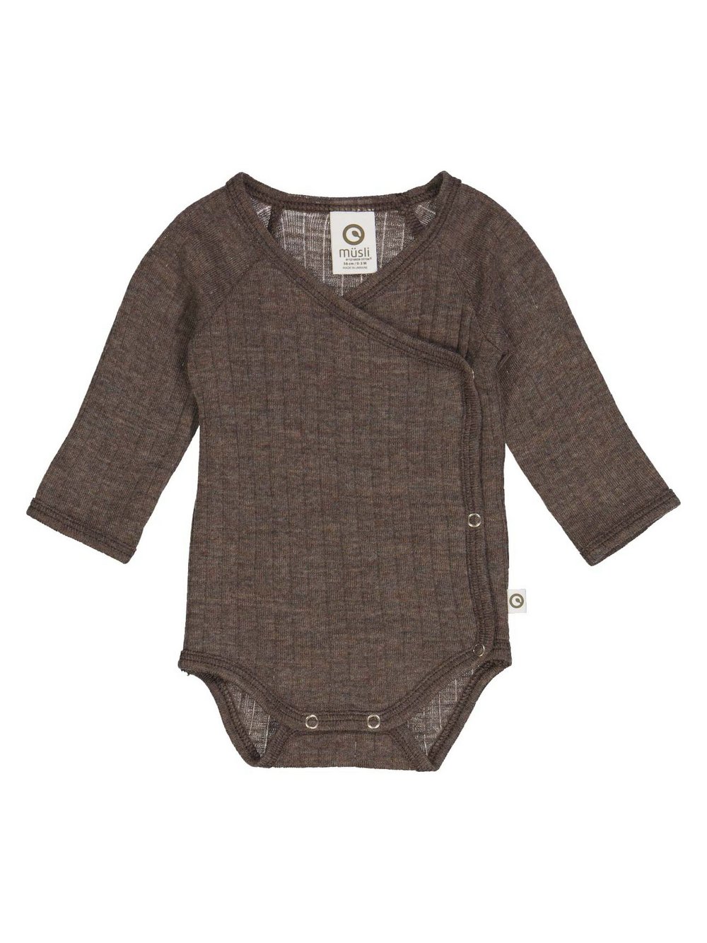 Müsli by Green Cotton Body Kinder Wolle braun, 62