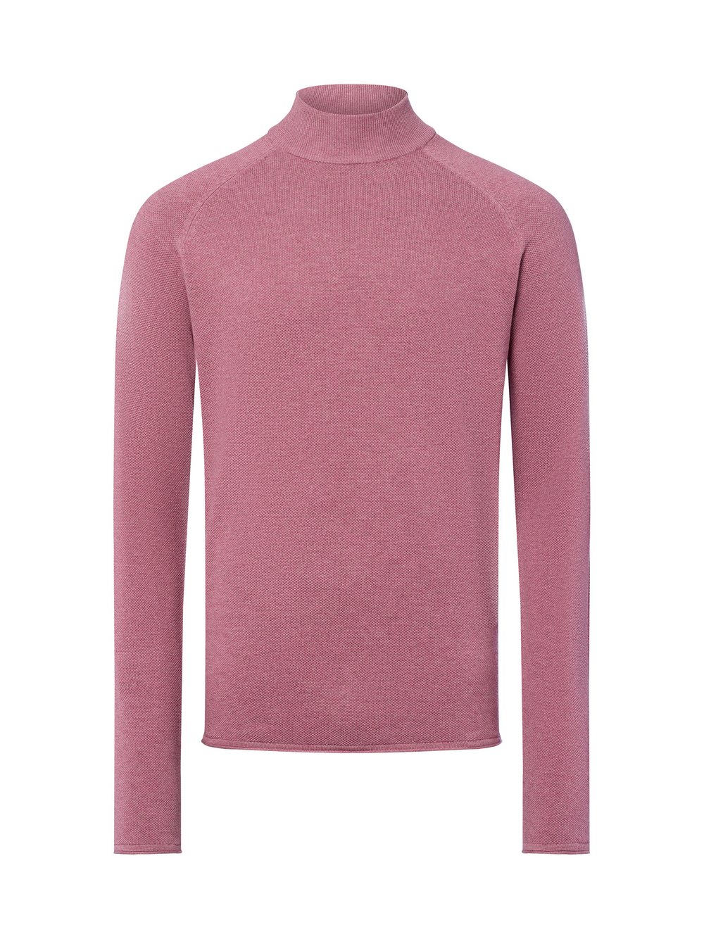 Nils Sundström Strickpullover Herren Baumwolle pink meliert, XL
