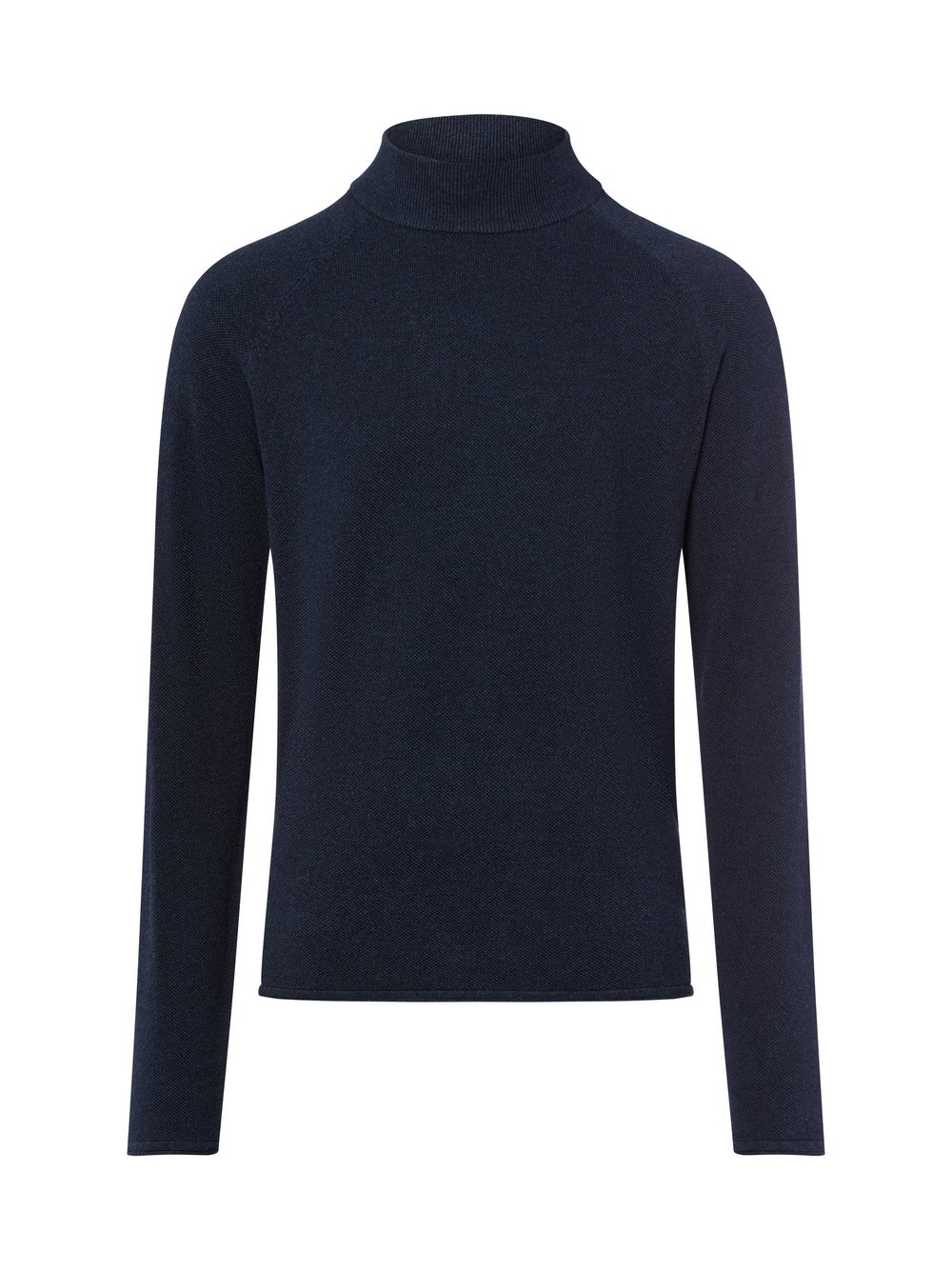 Nils Sundström Strickpullover Herren Baumwolle blau meliert, L