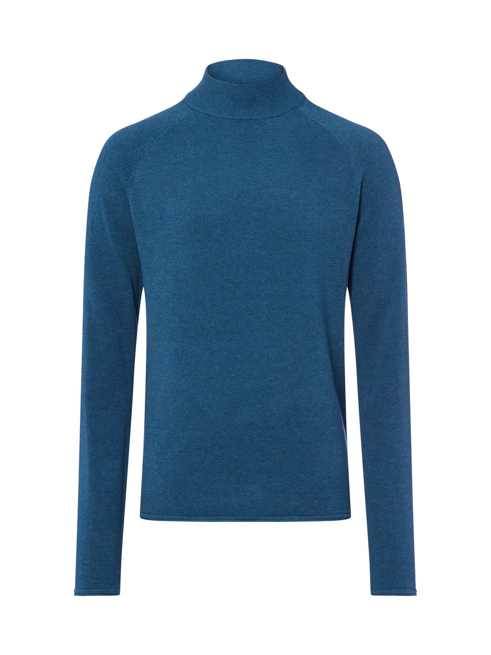 Nils Sundström Strickpullover Herren Baumwolle blau meliert, L