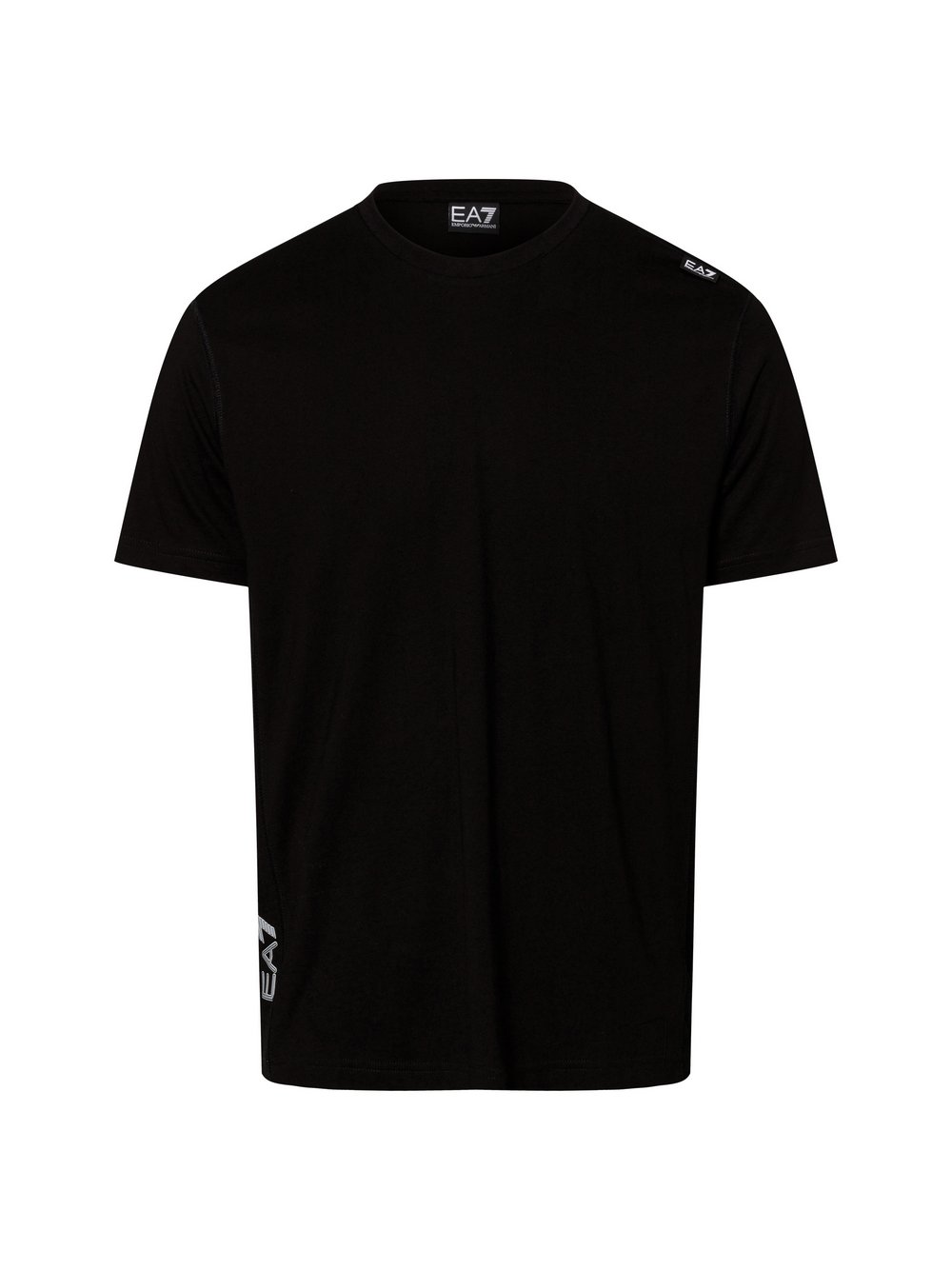 EA7 Emporio Armani T-Shirt Herren Baumwolle schwarz, XXXL