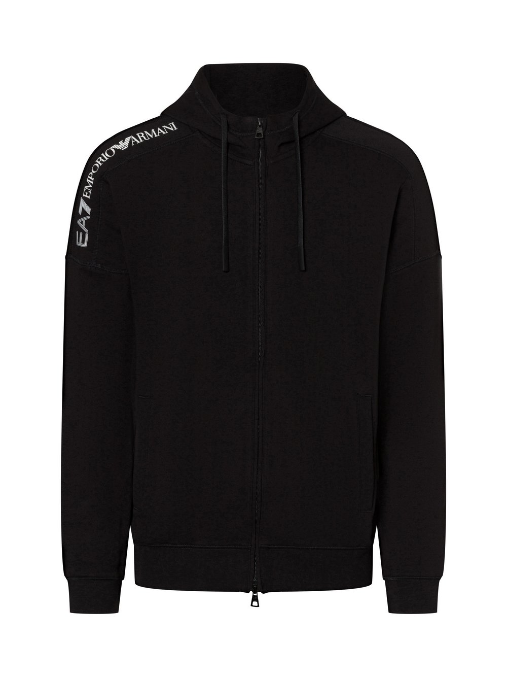 EA7 Emporio Armani Sweatjacke Herren Baumwolle schwarz, M