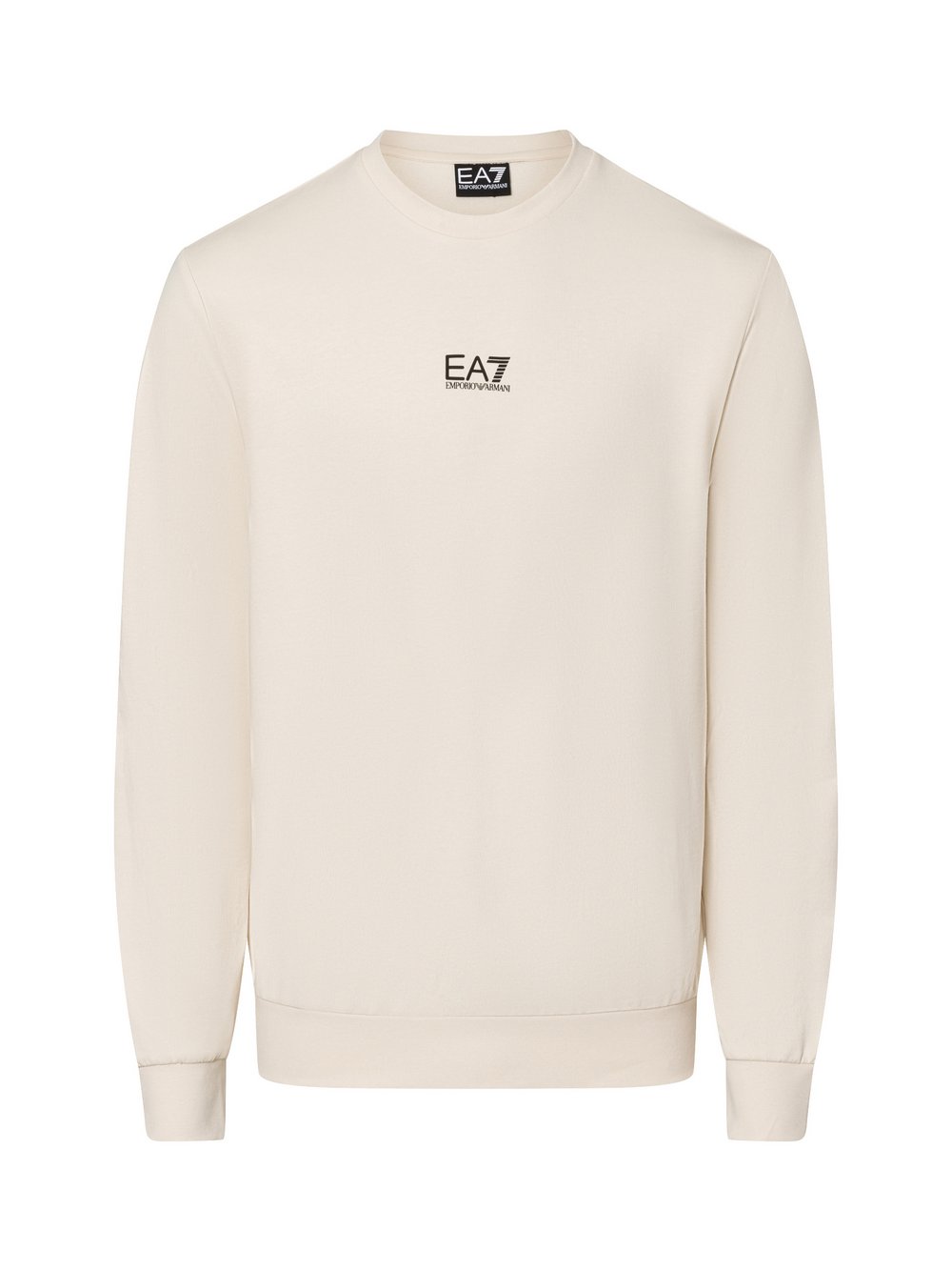 EA7 Emporio Armani Sweatshirt Herren Baumwolle beige, XL