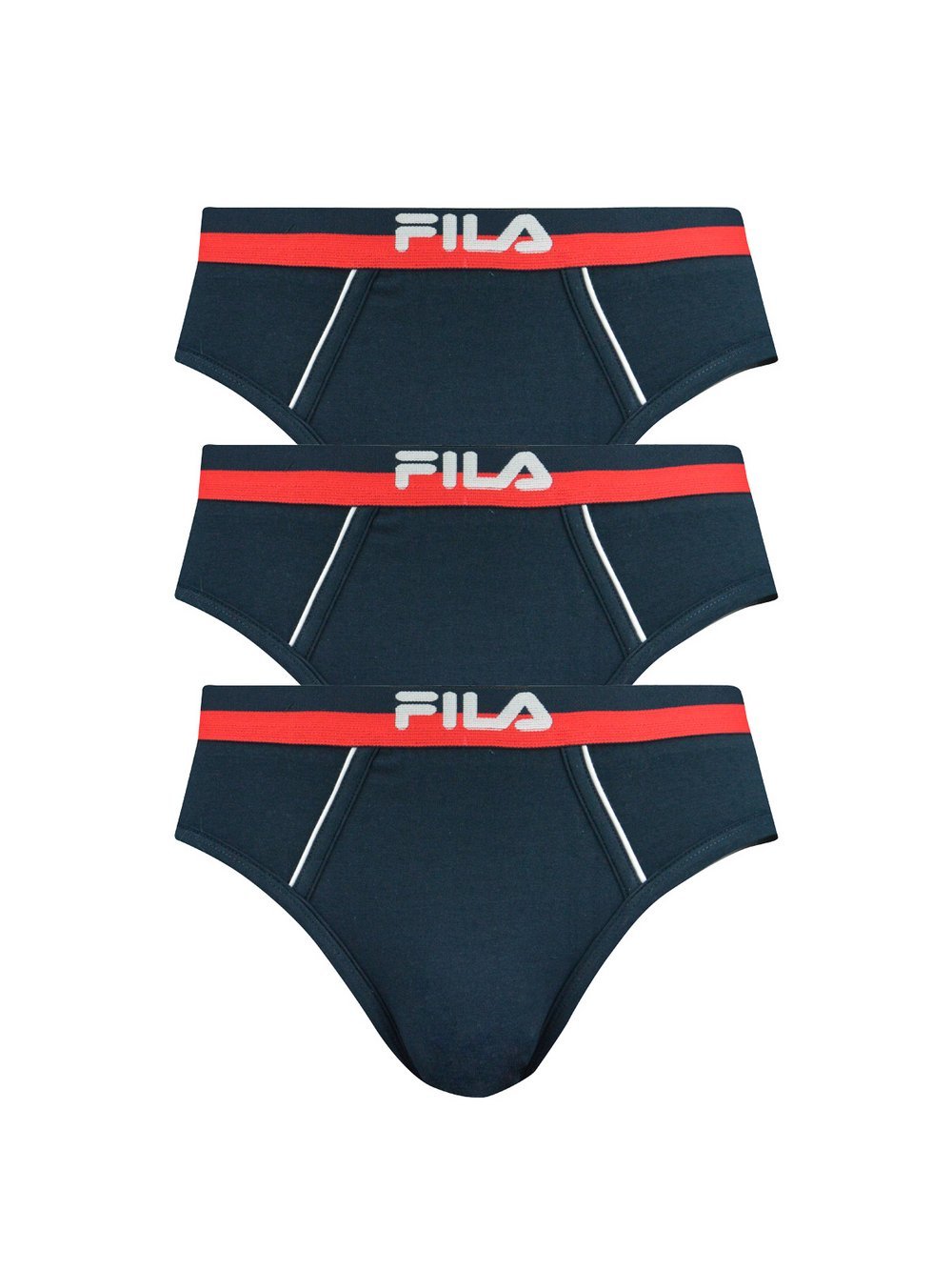 FILA Slip 3er Pack Herren Baumwolle blau, S