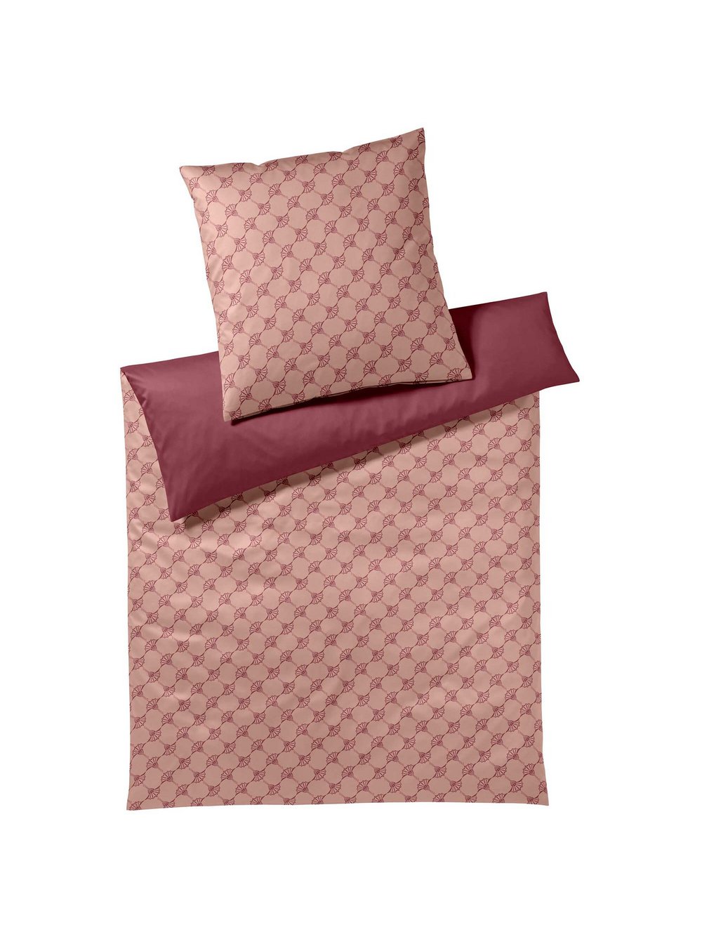 JOOP! Bettwäsche 1er Pack Damen Baumwolle rot, 135x200+80x80cm