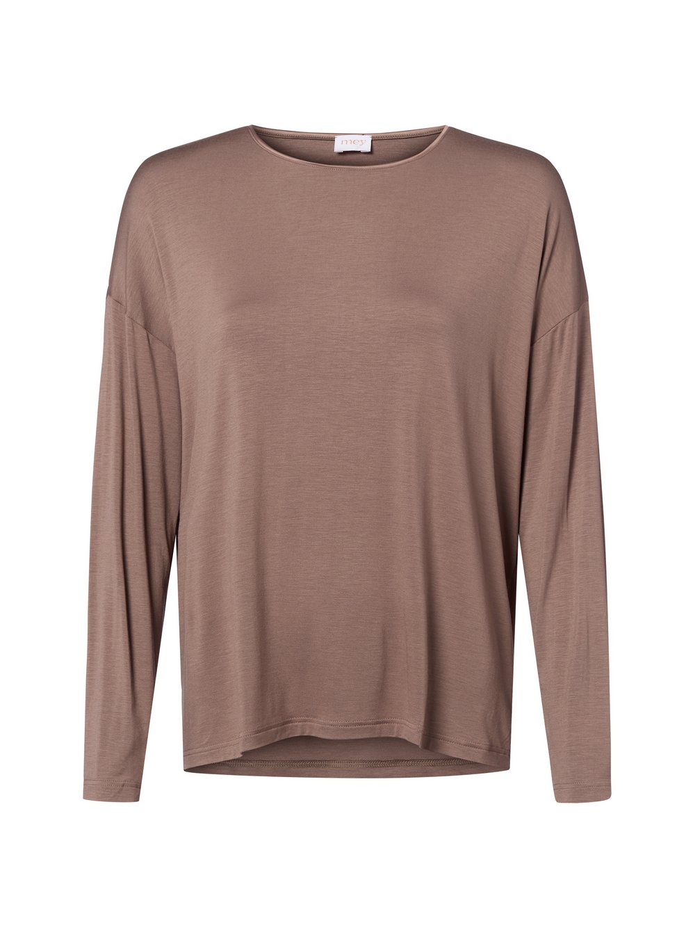 Mey Pyjama-Shirt Damen Modal braun, XL