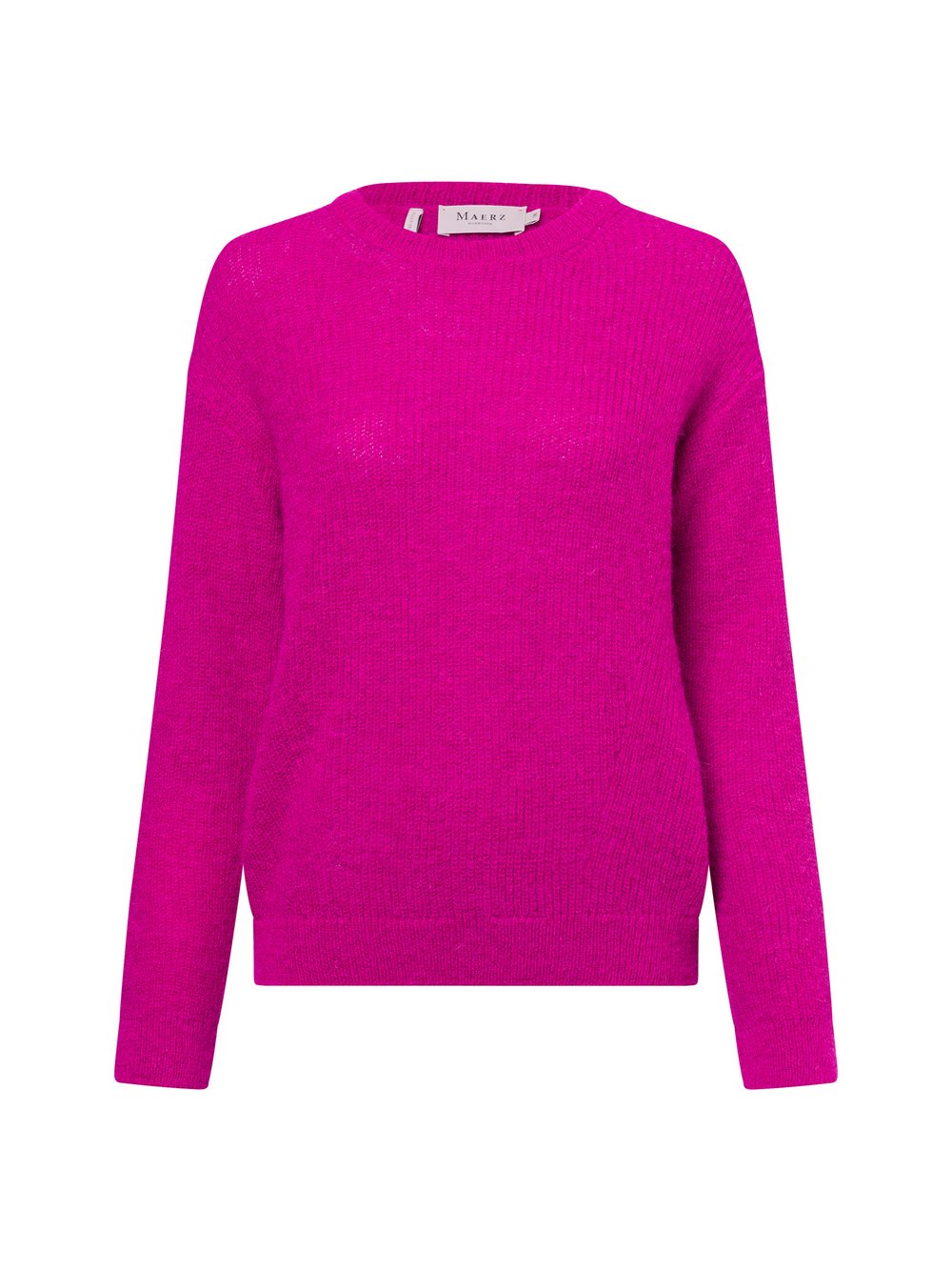 MAERZ Strickpullover mit Wollanteil Damen Wolle pink, 38