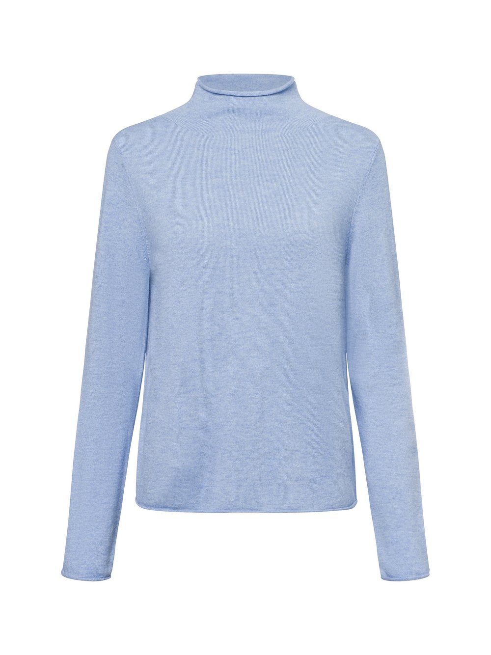 MAERZ Strickpullover Damen Feinstrick blau meliert, 44