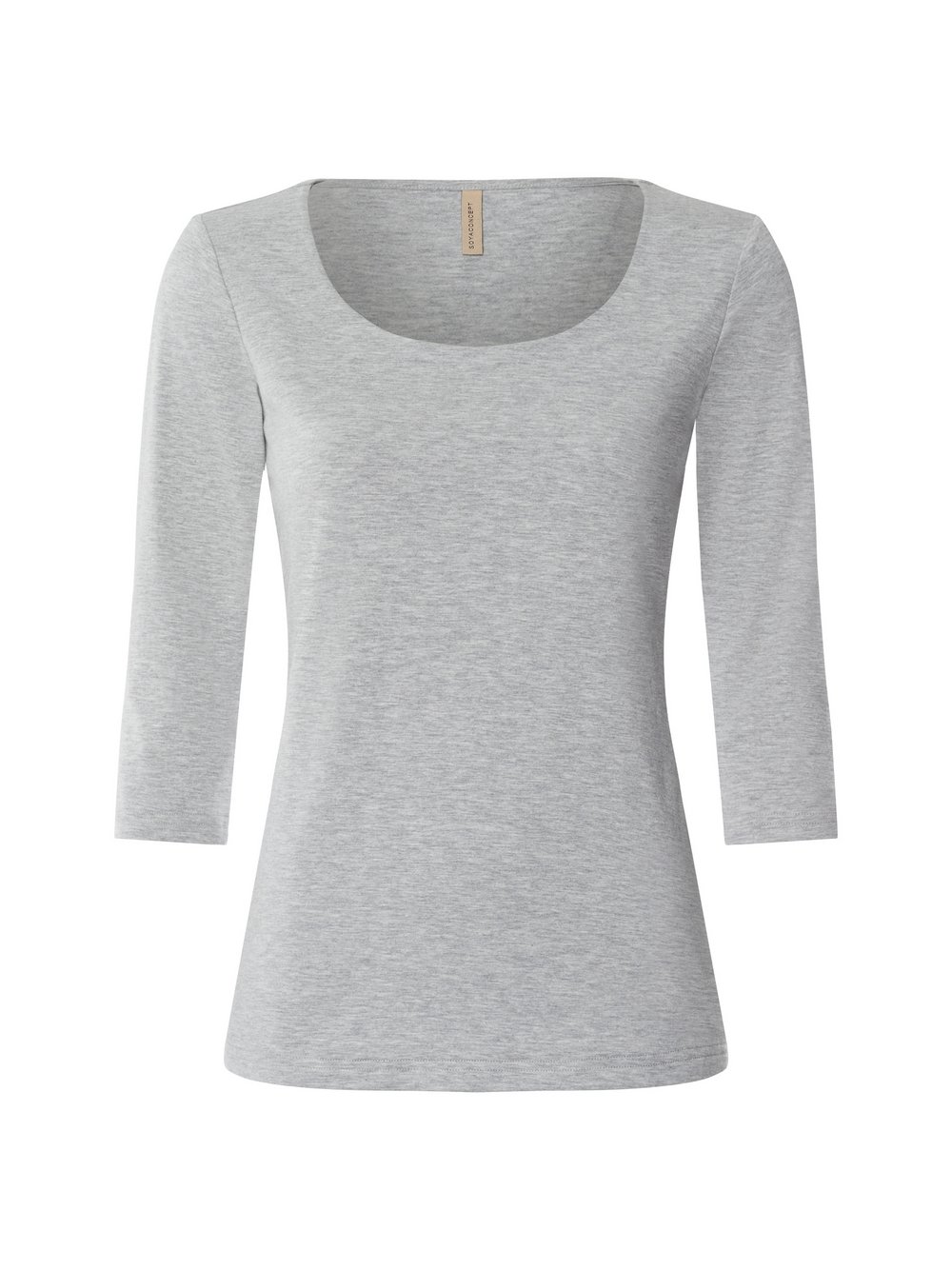 soyaconcept® Langarmshirt Damen Baumwolle grau, L