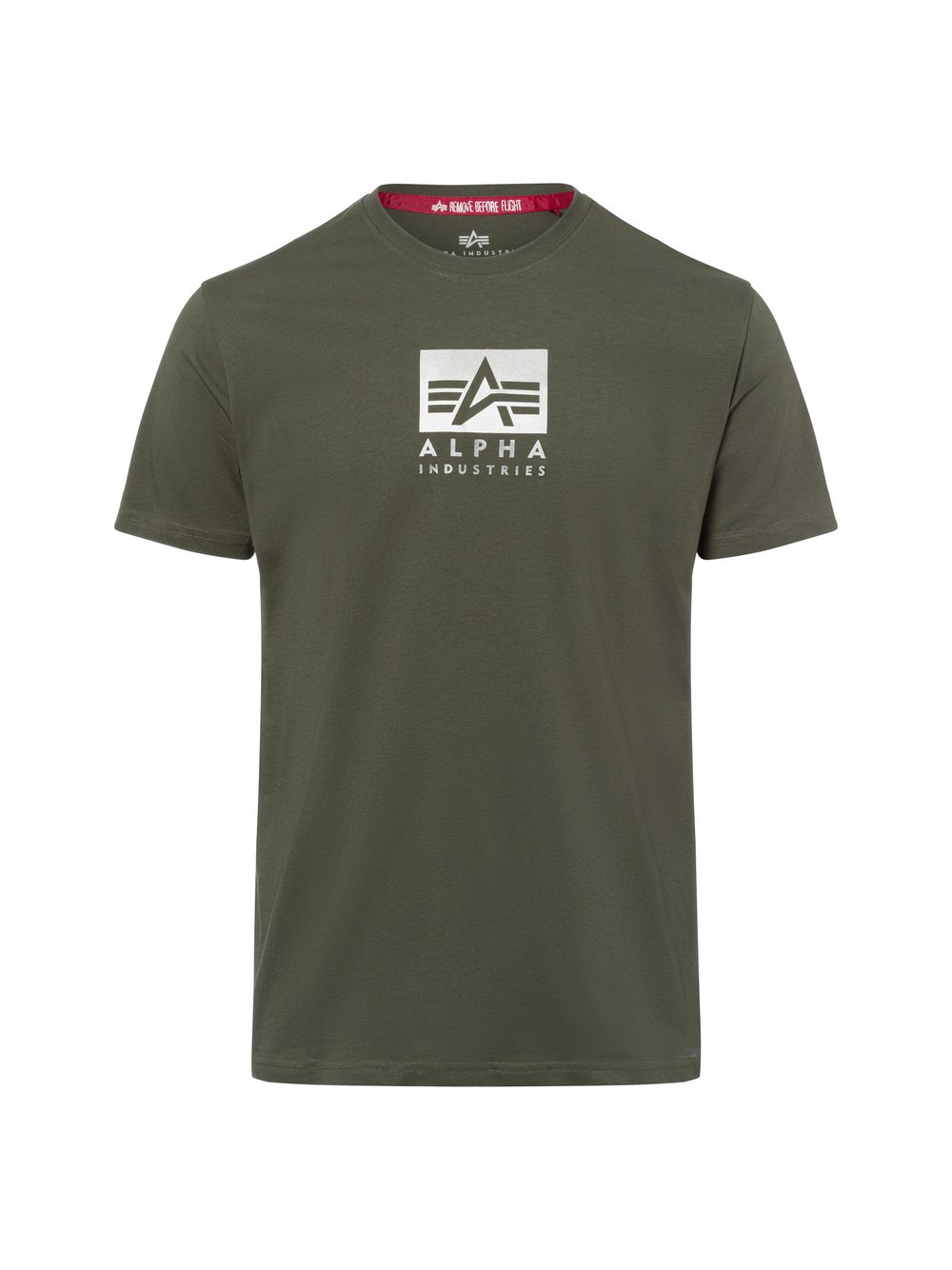 Alpha Industries T-Shirt Herren Baumwolle grün gemustert, XXXL