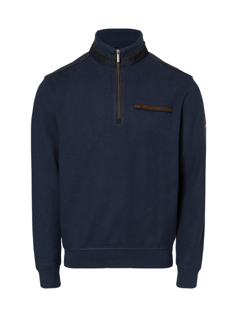 Bugatti Pullover Herren Baumwolle blau, L