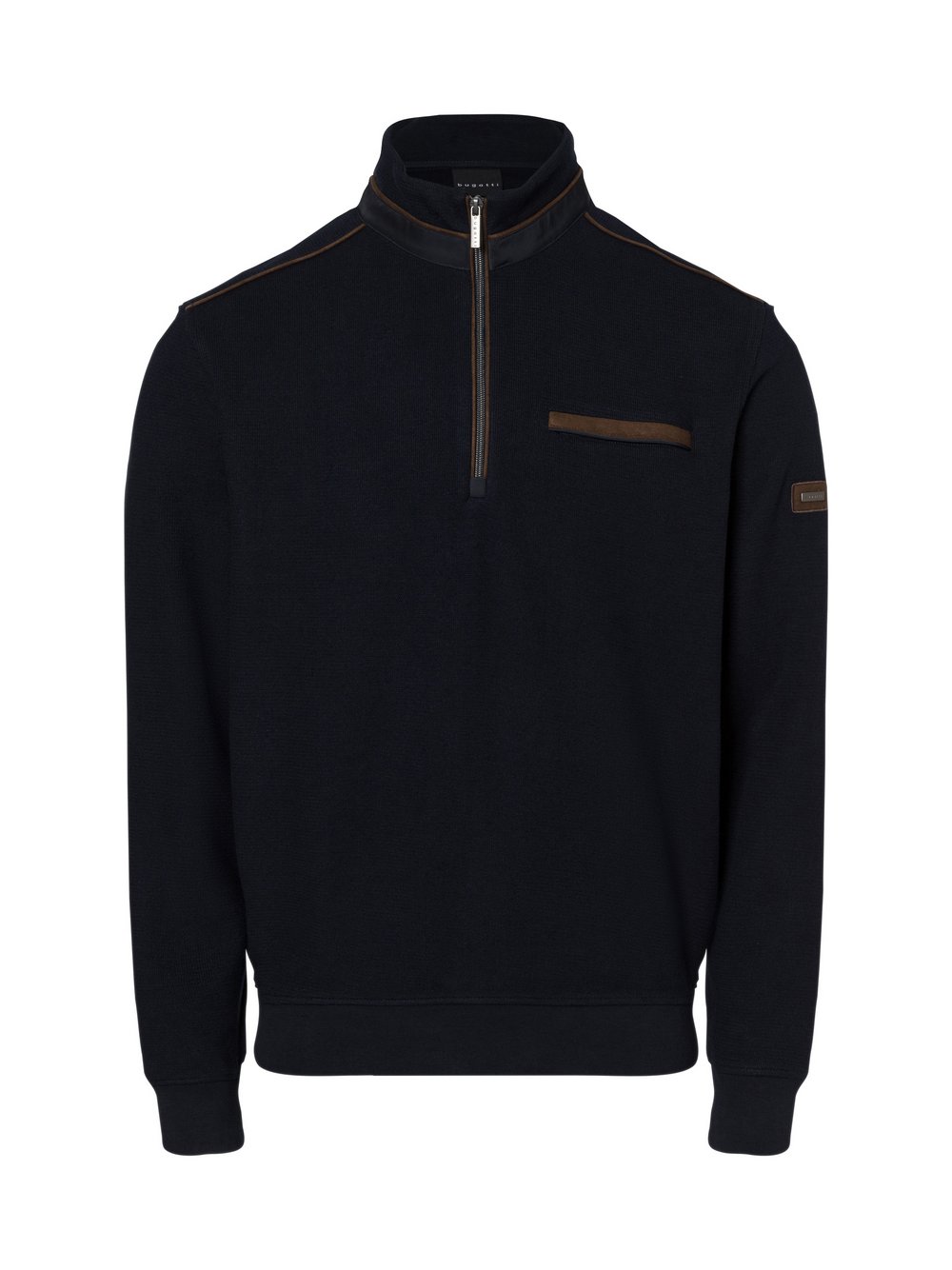 Bugatti Pullover Herren Baumwolle blau, L