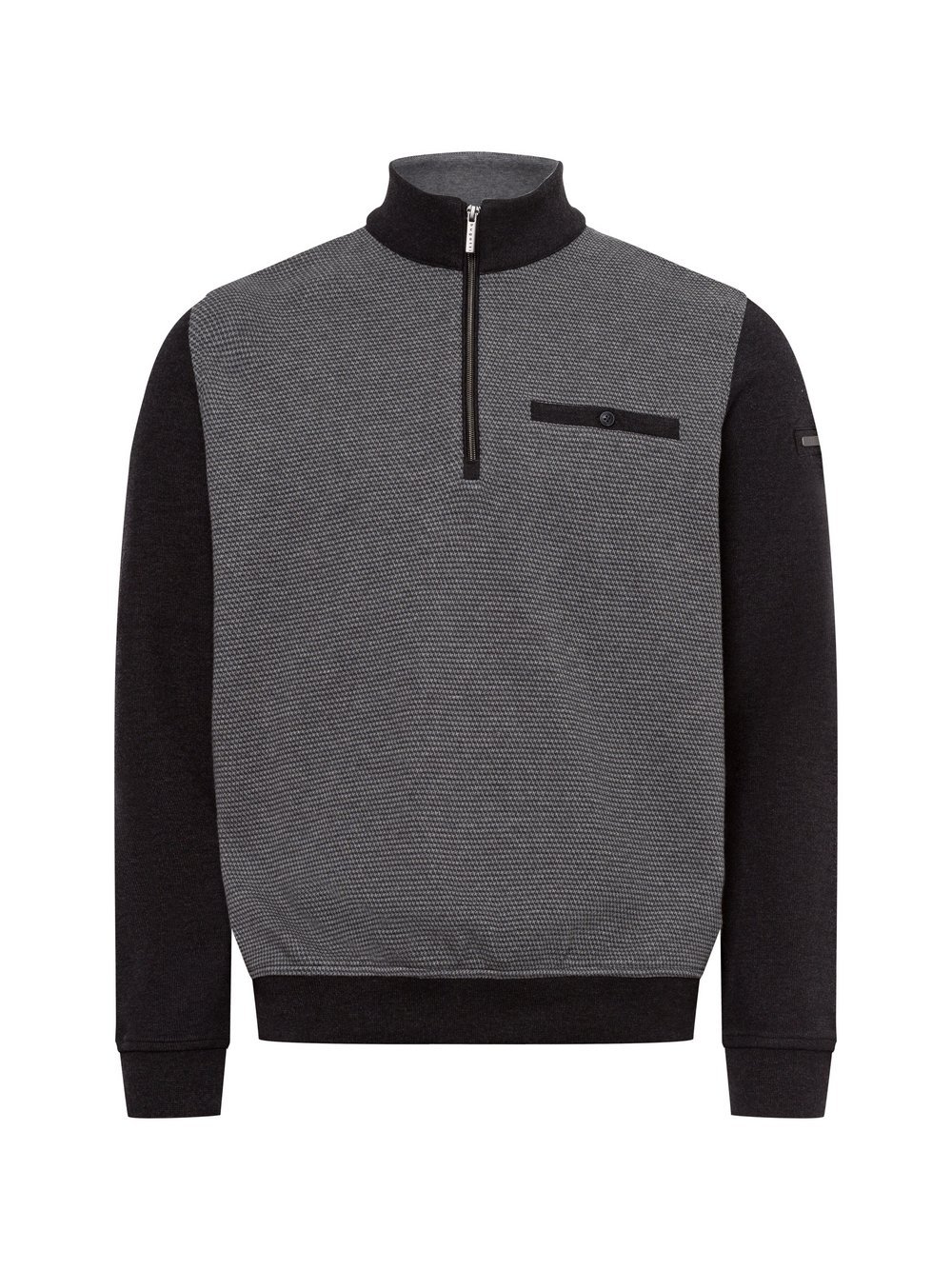 Bugatti Sweatshirt Herren Baumwolle mehrfarbig gemustert, L