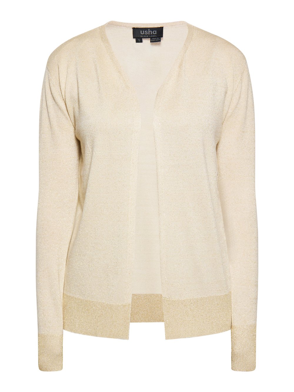 Usha Cardigan Damen Viskose beige meliert, M