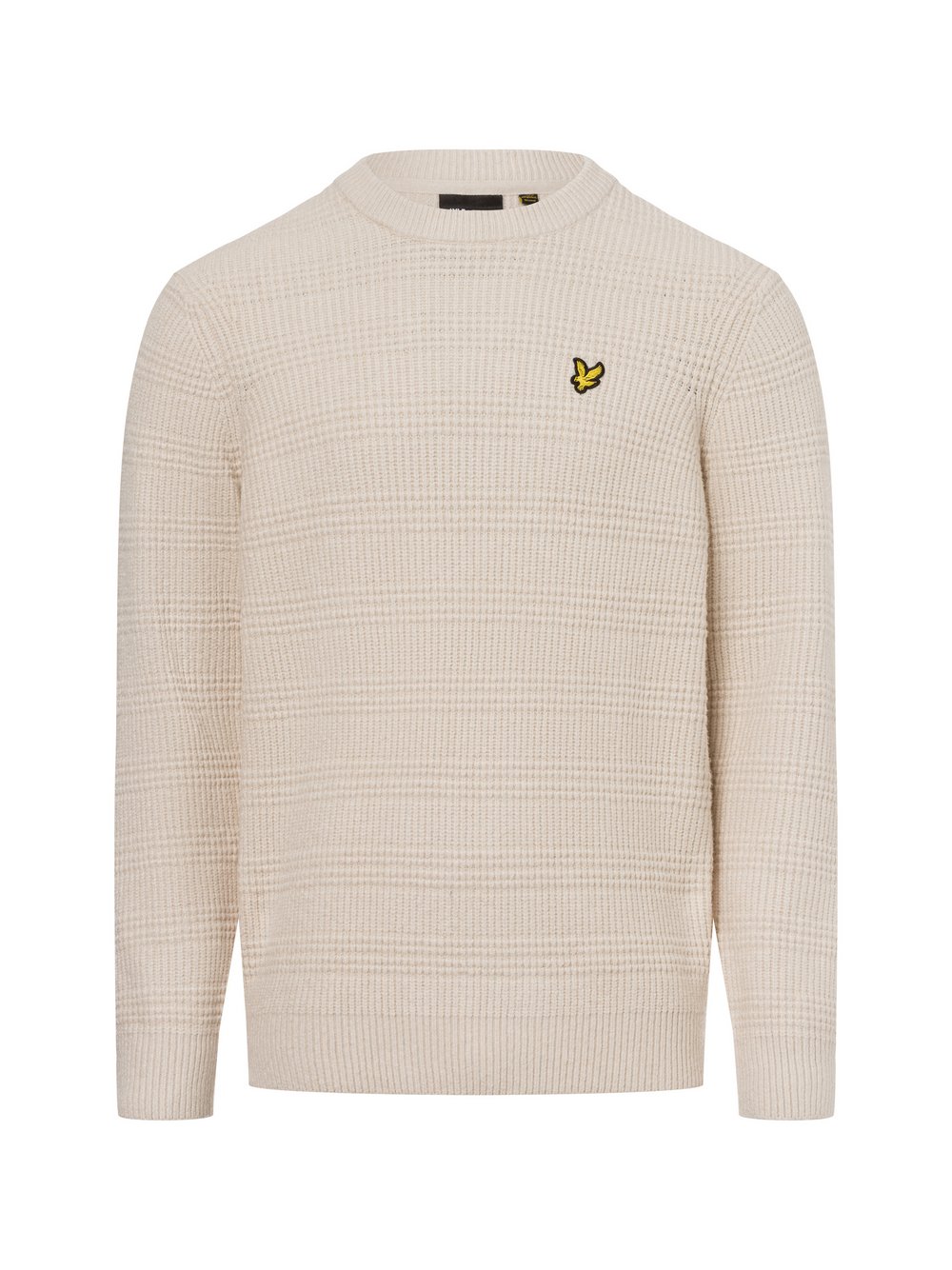 Lyle & Scott Strickpullover Herren Baumwolle beige, XXL