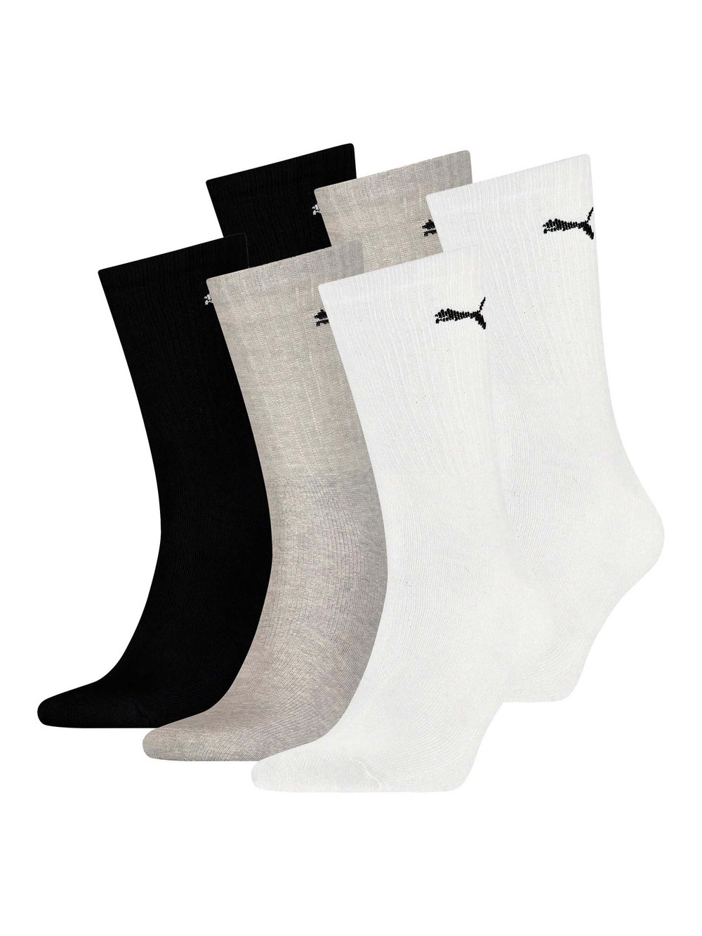 Puma Socken 6er Pack Damen Baumwolle mehrfarbig, 35-38