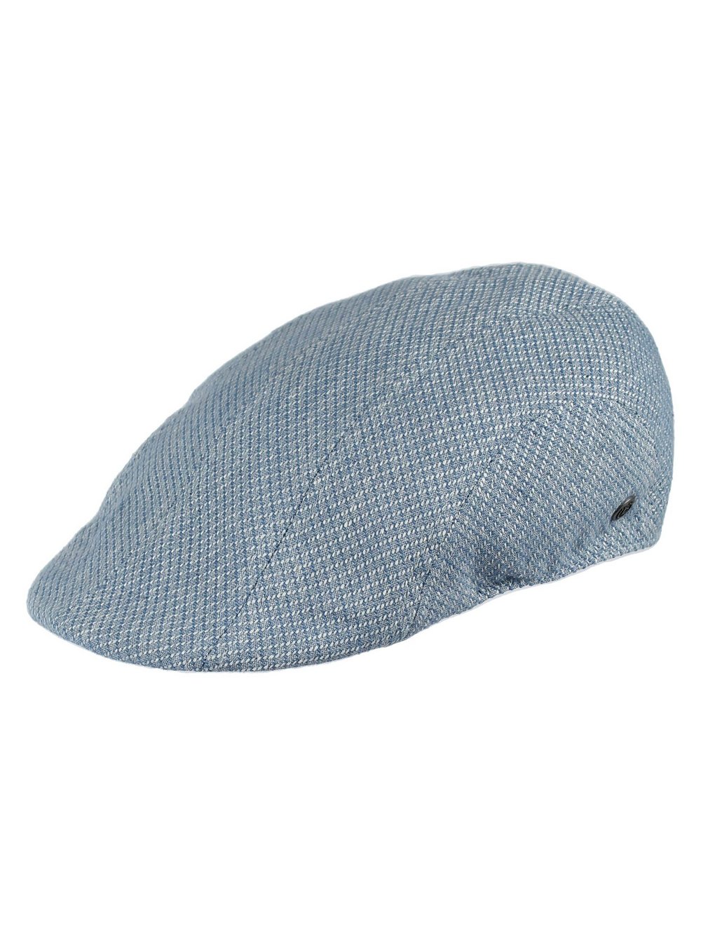 Bugatti Flatcap Herren Leinen blau, ONE SIZE