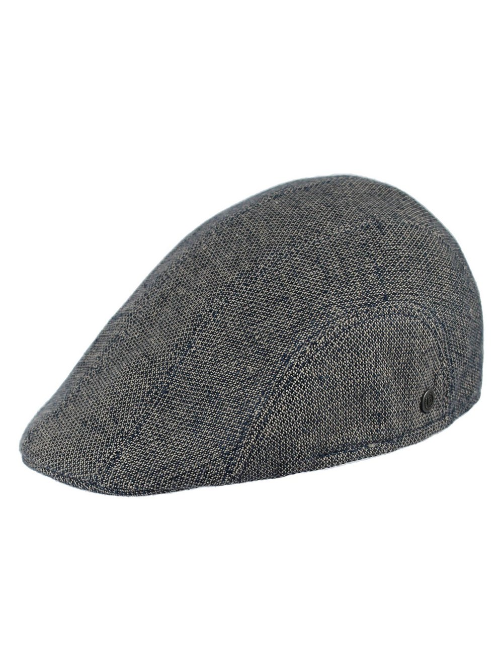 Bugatti Flatcap Herren Baumwolle blau gemustert, ONE SIZE