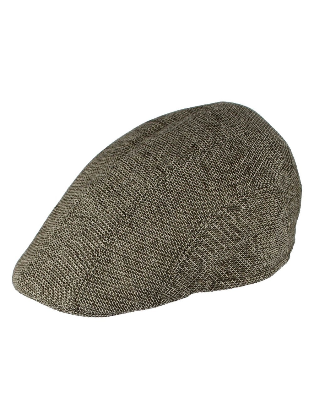 Bugatti Flatcap Herren Baumwolle grün gemustert, ONE SIZE