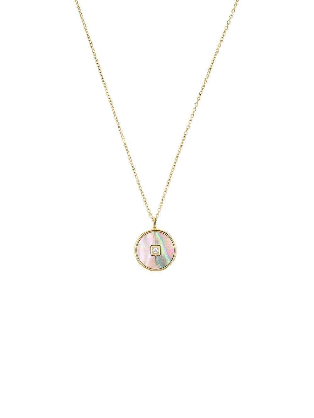 NOELANI Kette mit Anhänger Damen Sterlingsilber gold, 45