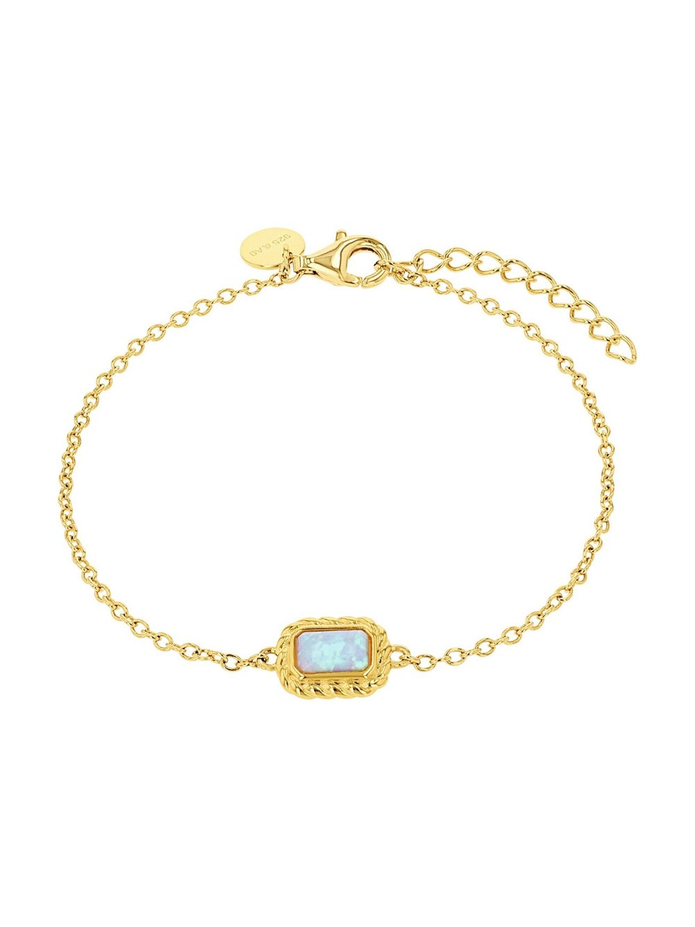 NOELANI Armband Damen Sterlingsilber gold, 19