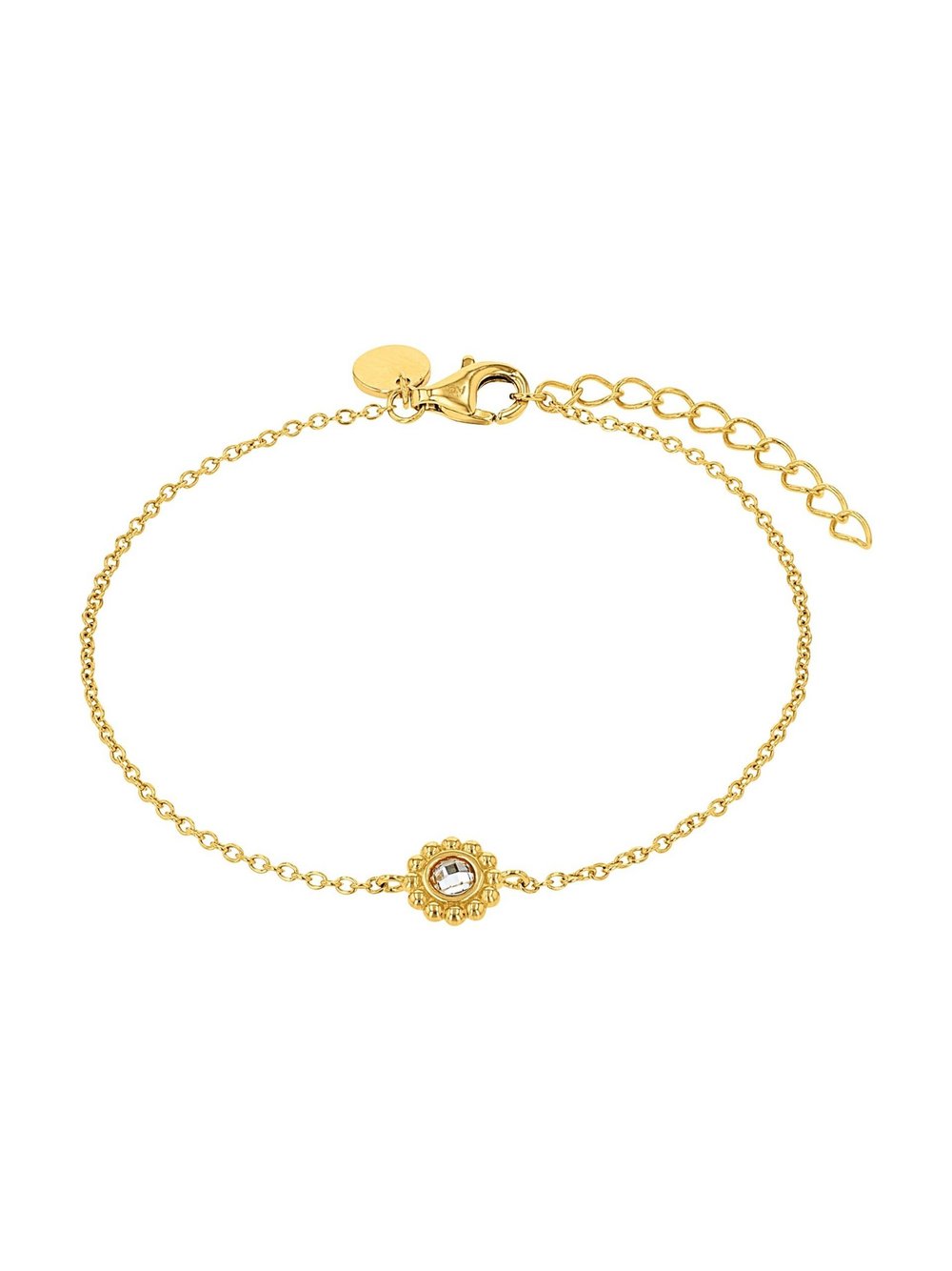 NOELANI Armband Damen Sterlingsilber gold, 19