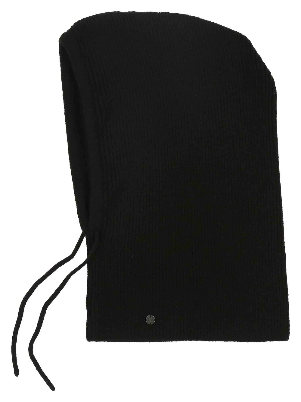 Fraas Strick-Kapuzenschal Damen schwarz, ONE SIZE