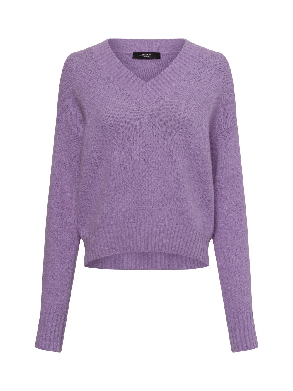 Weekend Max Mara Strickpullover mit Alpaka-Anteil Damen Wolle lila, S