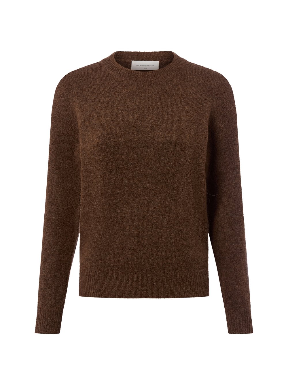 Msch Copenhagen Strickpullover mit Alpakaateil Damen Polyamid braun, L/XL