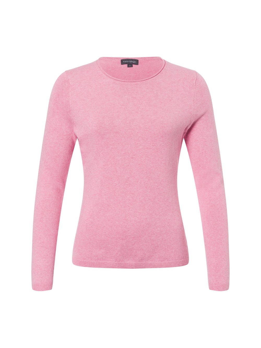 Franco Callegari Strickpullover mit Cashmere-Anteil Damen Baumwolle rosa, XL