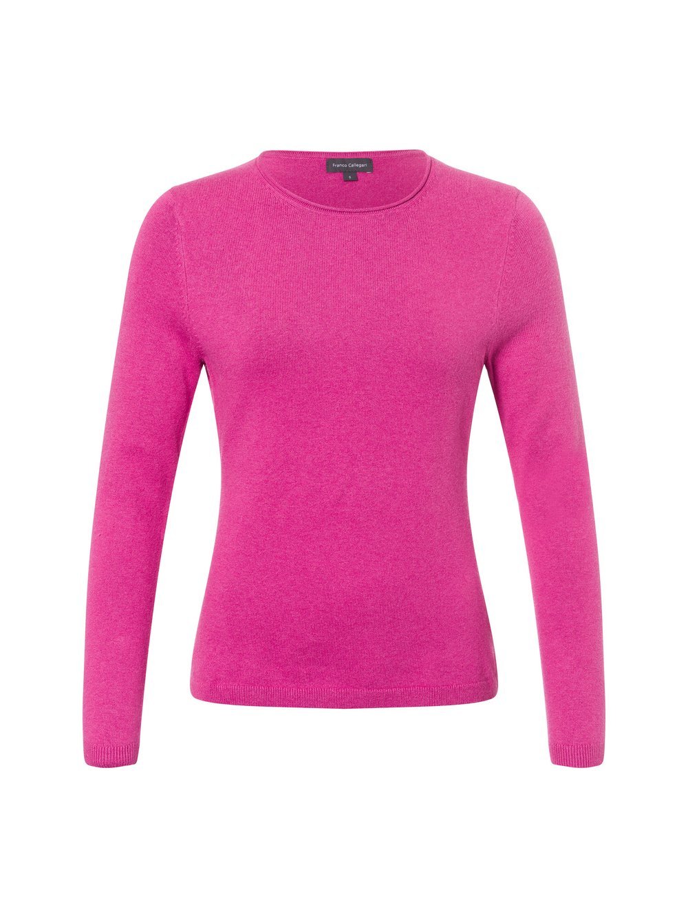 Franco Callegari Strickpullover mit Cashmere-Anteil Damen Baumwolle rosa, L