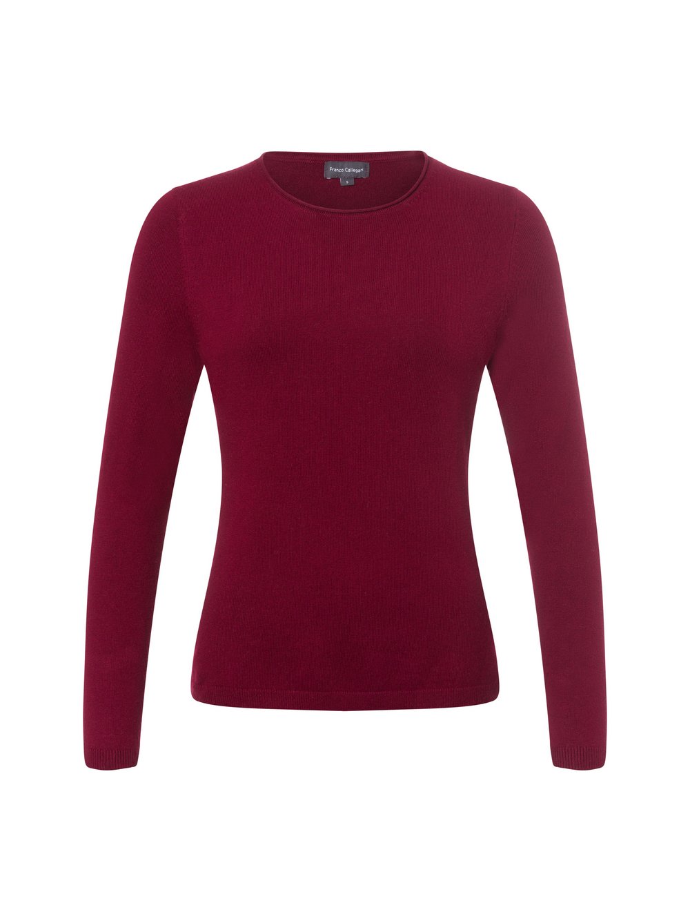 Franco Callegari Strickpullover mit Cashmere-Anteil Damen Baumwolle rot, S