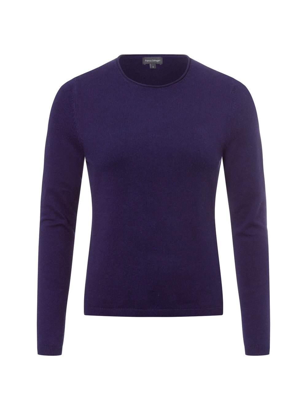 Franco Callegari Strickpullover mit Cashmere-Anteil Damen Baumwolle blau, L