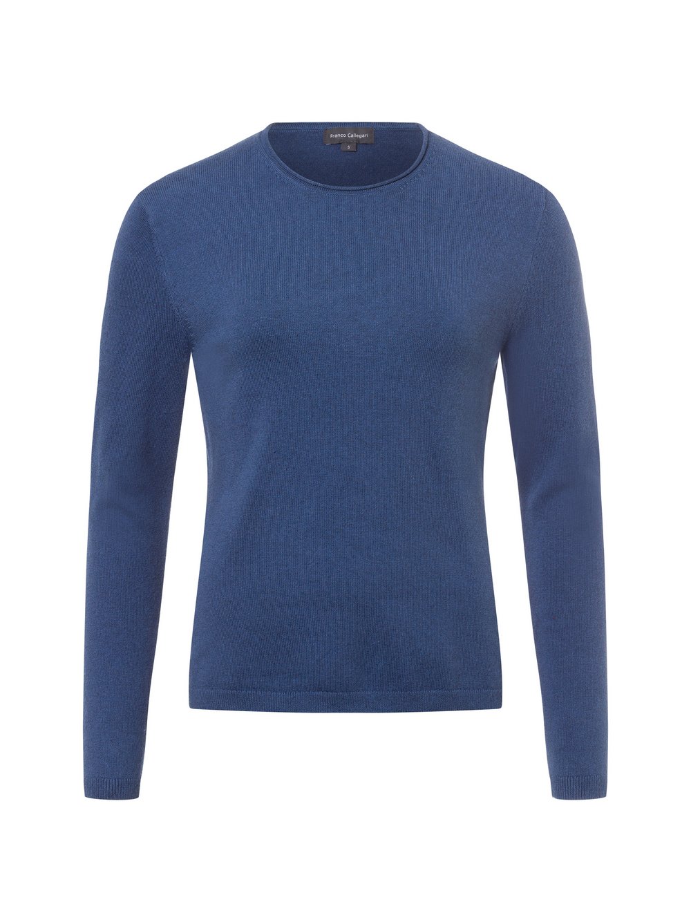 Franco Callegari Strickpullover mit Cashmere-Anteil Damen Baumwolle blau, S