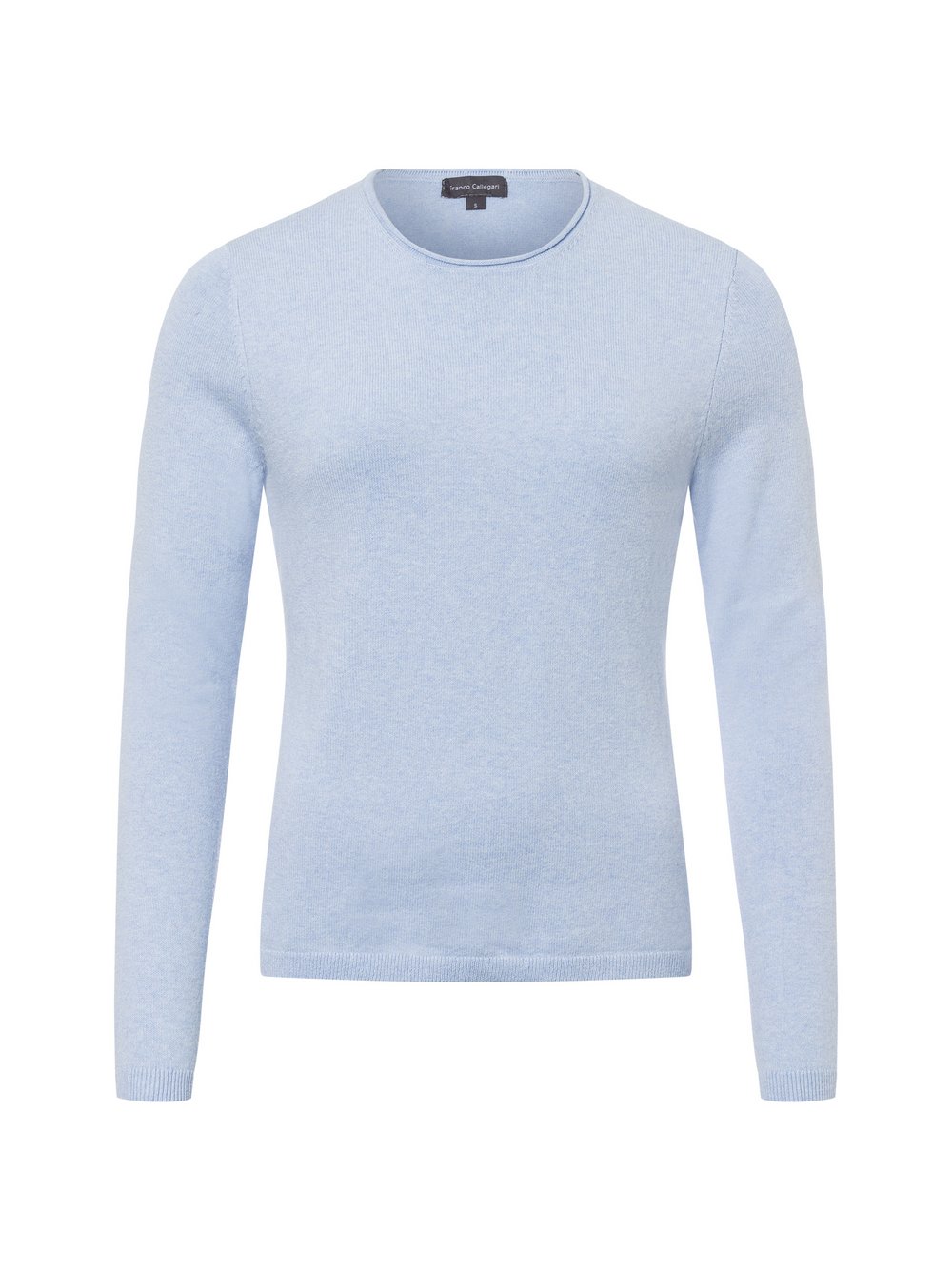 Franco Callegari Strickpullover mit Cashmere-Anteil Damen Baumwolle blau, M