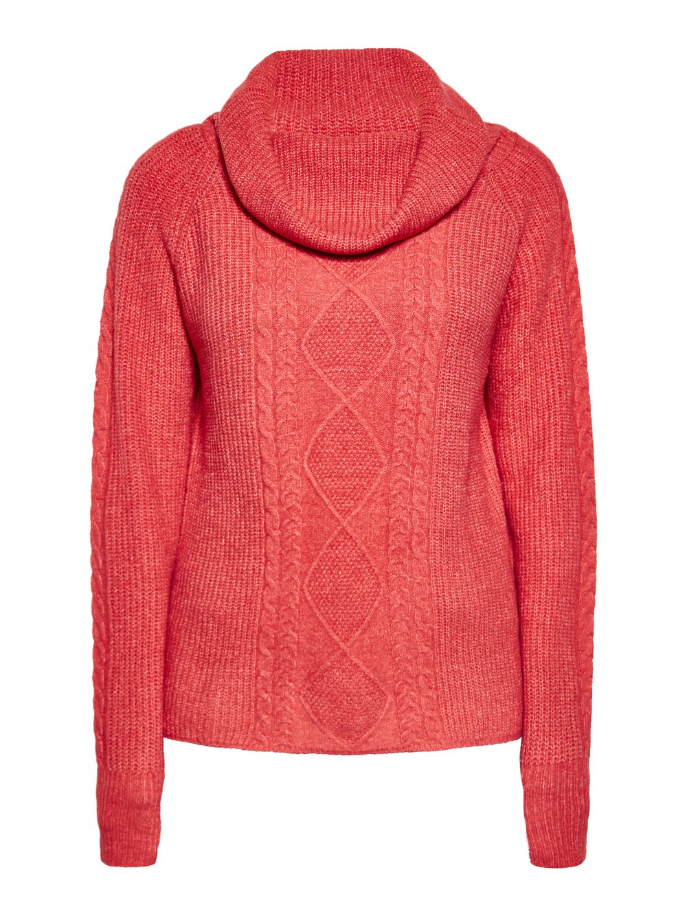 Usha Strickpullover Damen rot gemustert, M