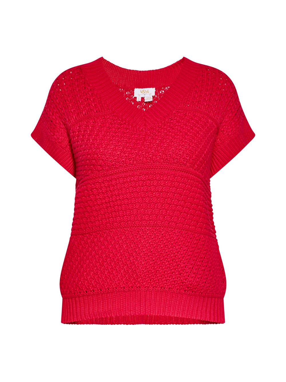 Usha Strickpullunder Damen Baumwolle rot, XXL