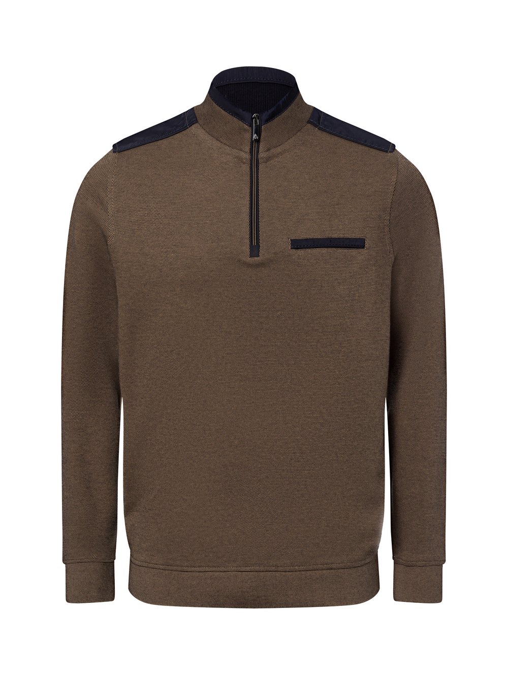 Andrew James Sweatshirt Herren Baumwolle braun, M