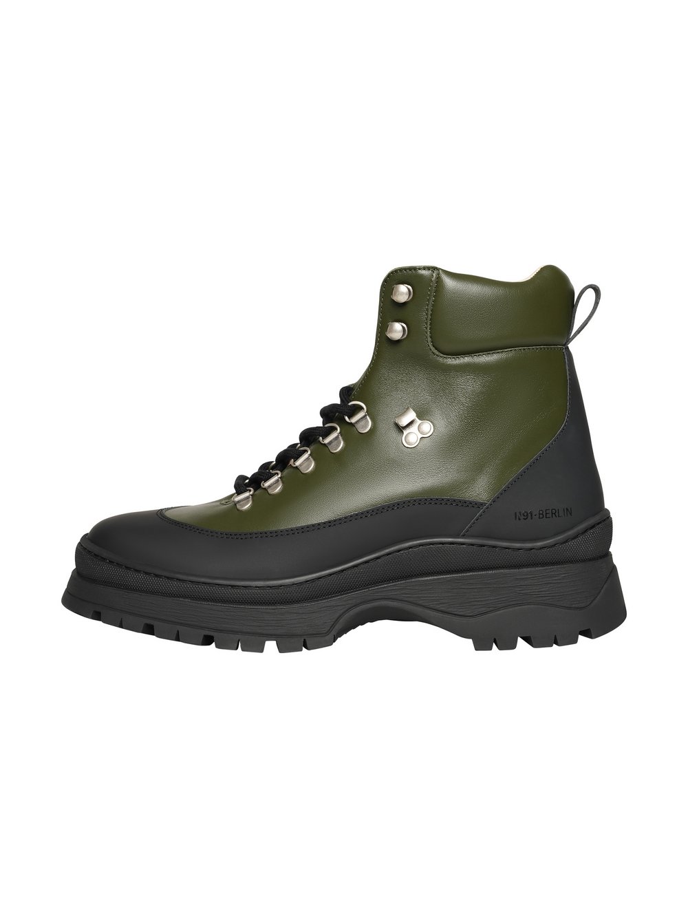 N91 Schnürboots – Style Choice FI1 Herren Leder grün, 43