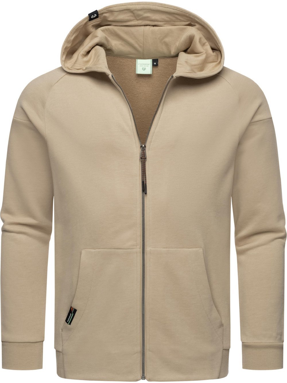 Ragwear Kapuzensweatjacke Herren Baumwolle beige, XXXXL